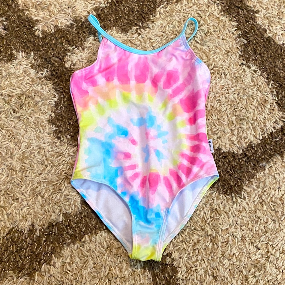 Girls limeapple swimsuit